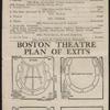 Program for Anna Pavlova's appearance at the Boston Theatre, March 6, 1915
