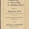 Program for Anna Pavlova's appearance at the Grand Theatre, Miami, Florida, March 30, 1915