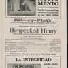 Program for Anna Pavlova's appearance at the Valentine Theatre, Toledo, Ohio, April 22, 1915