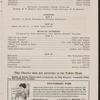 Program for Anna Pavlova's appearance at the Valentine Theatre, Toledo, Ohio, April 22, 1915