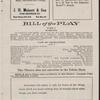 Program for Anna Pavlova's appearance at the Valentine Theatre, Toledo, Ohio, April 22, 1915