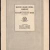 Program for Anna Pavlova's appearances with the Boston Grand Opera Company, October, 1915