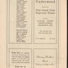 Program for Anna Pavlova's appearances with the Boston Grand Opera Company, October, 1915