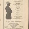 Program for Anna Pavlova's appearances with the Boston Grand Opera Company, October, 1915