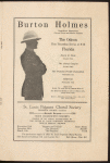 Program for Anna Pavlova's appearances with the Boston Grand Opera Company, October, 1915