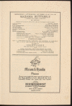 Program for Anna Pavlova's appearances with the Boston Grand Opera Company, October, 1915