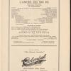 Program for Anna Pavlova's appearances with the Boston Grand Opera Company, October, 1915