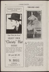 Program for Anna Pavlova's appearances with the Boston Grand Opera Company at the Lyceum Theatre, Detroit, Michigan, October 18-20, 1915