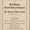 Program for Anna Pavlova's appearance at the Cincinnati Music Hall, 1916