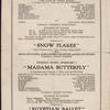 Program for Anna Pavlova's appearance at the Cincinnati Music Hall, 1916