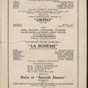 Program for Anna Pavlova's appearance at the Cincinnati Music Hall, 1916