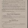Program for Anna Pavlova's appearance at the Keylor Grand Theatre, Wall Walla, Washington, March 31, 1916