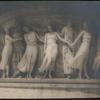 Five dancers on a plinth
