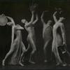Dancers with tambourines and water jug