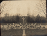 Greek revival dancers in formation