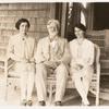 Photograph of Elizabeth Ames, George Foster Peabody, and Marjorie Peabody Waite