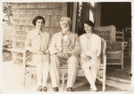 Photograph of Elizabeth Ames, George Foster Peabody, and Marjorie Peabody Waite
