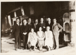 Group Photograph, 1931, indoors, Cowley at left