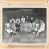 1946. Back row: Unidentified man, George Cole, John Malcolm Brinnin, Jerre Mangione, Clara Stillman, Ulysses Kay. Front row: Selma Burke, Louise Talma, Francis Hackett, Henriette Wiegel, Katherine Shattuck, Elizabeth Ames, Bernard Glemser, Minna Citron, Kang Yang, Michael Seide, Jeanne Singer.