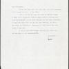 Letter of James Baldwin to Elizabeth Ames, n.d.