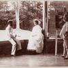 Spencer Trask, Katrina Trask, Eastman Johnson making a study for portrait of Katrina