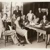 Group Photograph at Triuna, 1931. Seated, right to left: Unidentifed woman, Elizabeth Ames, Aaron Copland. Others unidentified