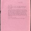 Letter of Pauline Hanson to James Baldwin, May 25, 1955