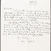 Letter of Aaron Copland to Elizabeth Ames, May 3, 1930