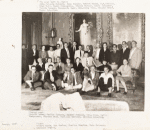 1958. Standing: John Malcolm Brinnin, Jane Cooper, Robert Mezey, R. V. Cassill, Lou “Bink” Noll, Roger Crossgrove, Steven Marcus, Louis Schanker, Perrin Lowrey, Rosemarie Beck, Chou Wen-chung, Donald Jenni, Meyer Schapiro. Seated: Gerald Sykes, Buffie Johnson, Hunter Johnson, Etta Blum, Emily Hargraves, Charles Bell, Marianne Ehrlich, Lillian Schapiro. Seated on floor: Robert Garis, Dan Curley, Charles Shapiro, Hyde Solomon, Lawrence Osgood.