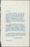 Letter to Alexander Byer, August 28, 1933