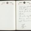 Daybook of Elizabeth Ames, open to March 9, 1948, FBI interview