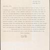 Letter of Henry Roth to Elizabeth Ames, March 31, 1933
