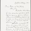 Letter to the Trustees of Pine Garde, February 1900