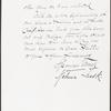 Letter to the Trustees of Pine Garde, February 1900