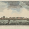 Gezigt van de stad Nieuw-Amsterdam a Rio de Berbice