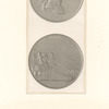 [Recto and verso of coin or medal featuring George Washington] ; Rose and Crown.