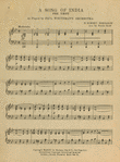 A song of India : fox trot ; [by] N. Rimsky-Korsakow ; arr. by Ferdie Grofé.
