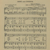 The sidewalks of New York : song and chorus