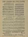 The sidewalks of New York : song and chorus