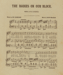 The babies on our block : song and chorus