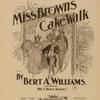 Miss Brown's cake-walk