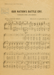Our nation's battle cry : patriotic song and chorus