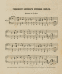 President Lincoln's funeral march