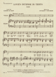 Love's intense in tents : song