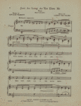 Just as long as you have me : duet