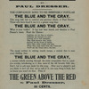 The blue and the gray, or (a mother's gift to her country)  words and music by Paul Dresser.