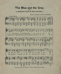 The blue and the gray, or (a mother's gift to her country)  words and music by Paul Dresser.