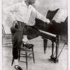 Vaslav Nijinsky in practice clothes