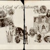 "A Cast of All Nations" collage including photos of Anna May Wong and Douglas Fairbanks from the motion picture The Thief of Bagdad