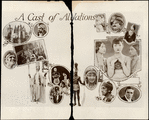 "A Cast of All Nations" collage including photos of Anna May Wong and Douglas Fairbanks from the motion picture The Thief of Bagdad